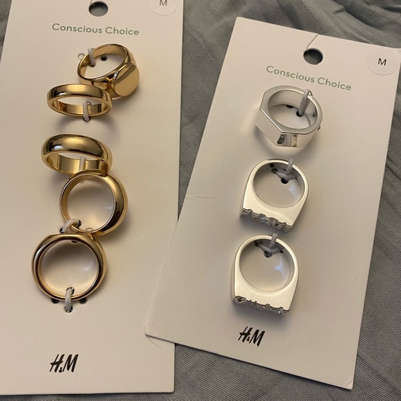 “H and M” rings - Picture 2 of 4